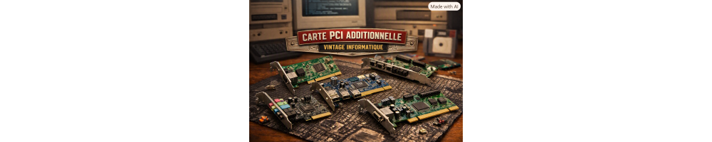carte pci, carte pci express, extension pc, ports usb pci, carte réseau pci, carte sata pci, carte audio pci, matériel informatique vintage, upgrade pc ancien